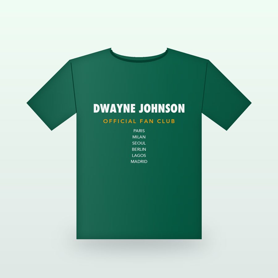 Dwayne Johnson Fan Club Tee