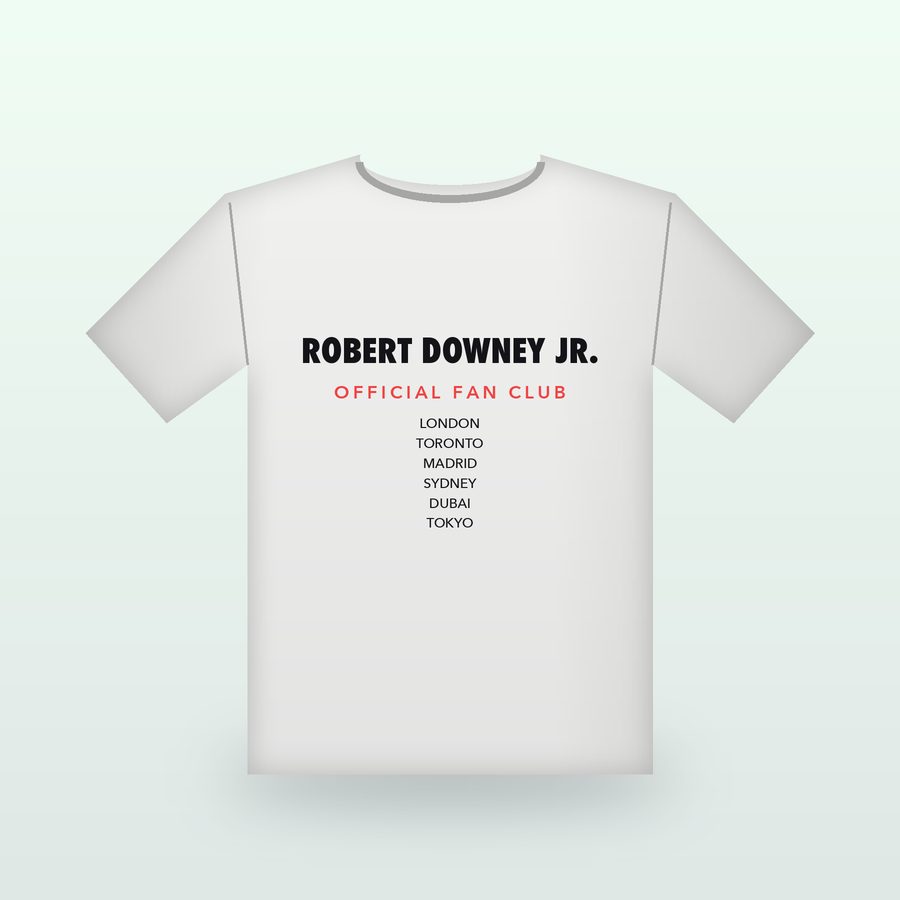 Robert Downey Jr. Fan Club Tee