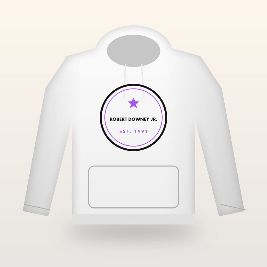 Robert Downey Jr. Logo Hoodie