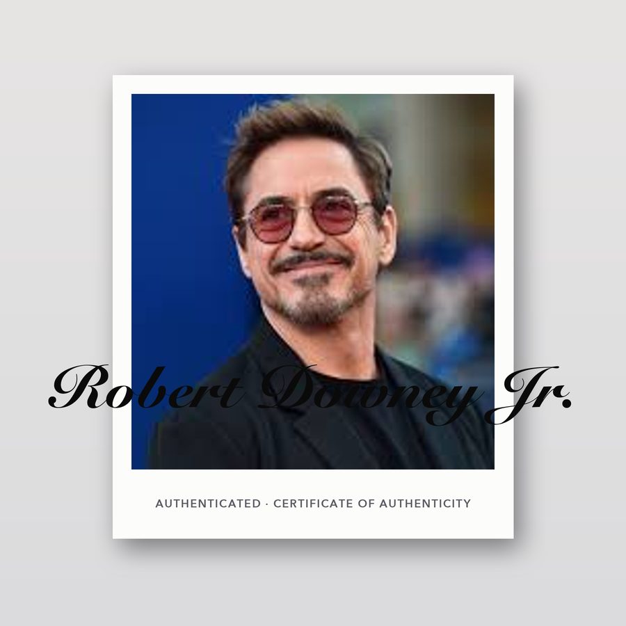 Autographed Robert Downey Jr. 8x10 Photo