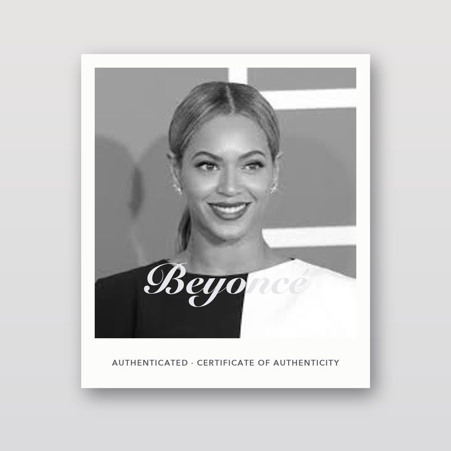 Autographed Beyoncé 8x10 Photo