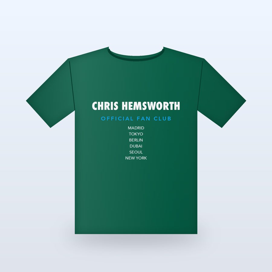 Chris Hemsworth Fan Club Tee