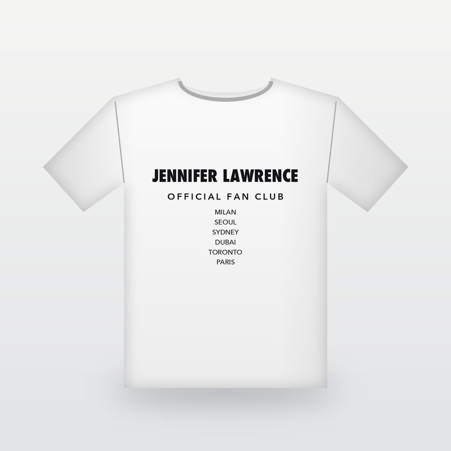 Jennifer Lawrence Fan Club Tee