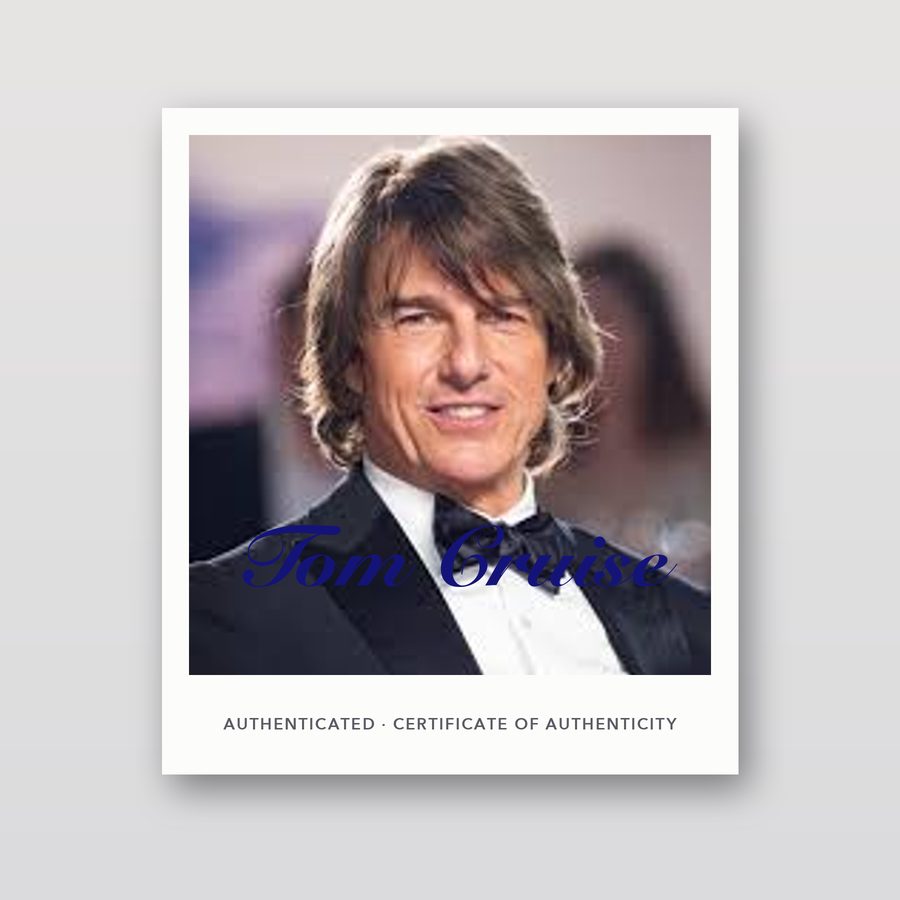 Autographed Tom Cruise 8x10 Photo