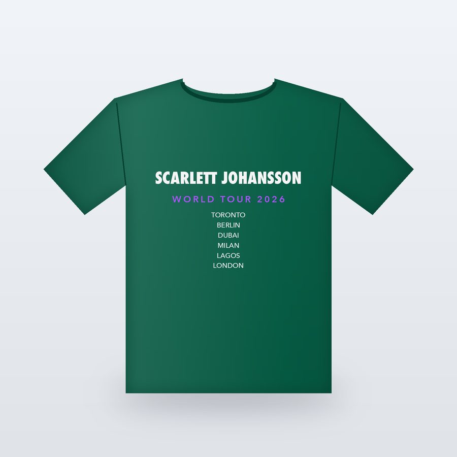 Scarlett Johansson World Tour Tee