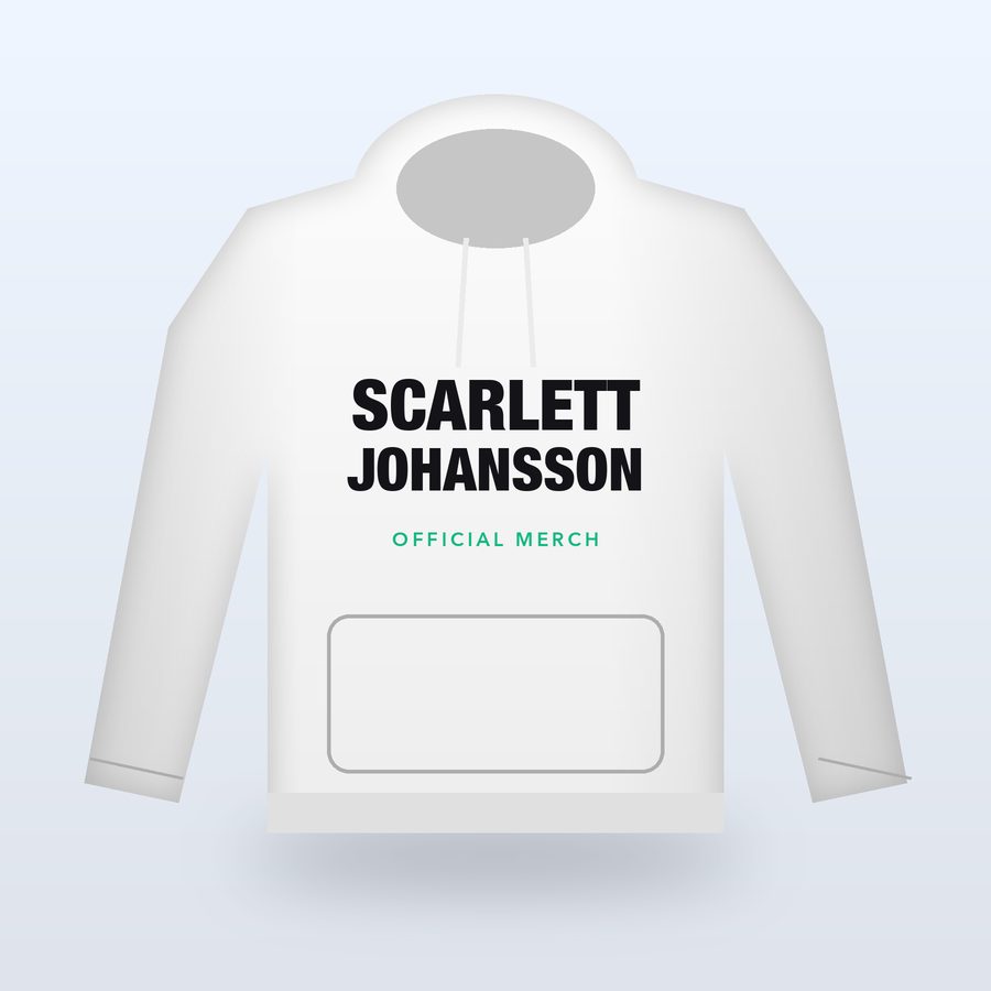 Scarlett Johansson Logo Hoodie