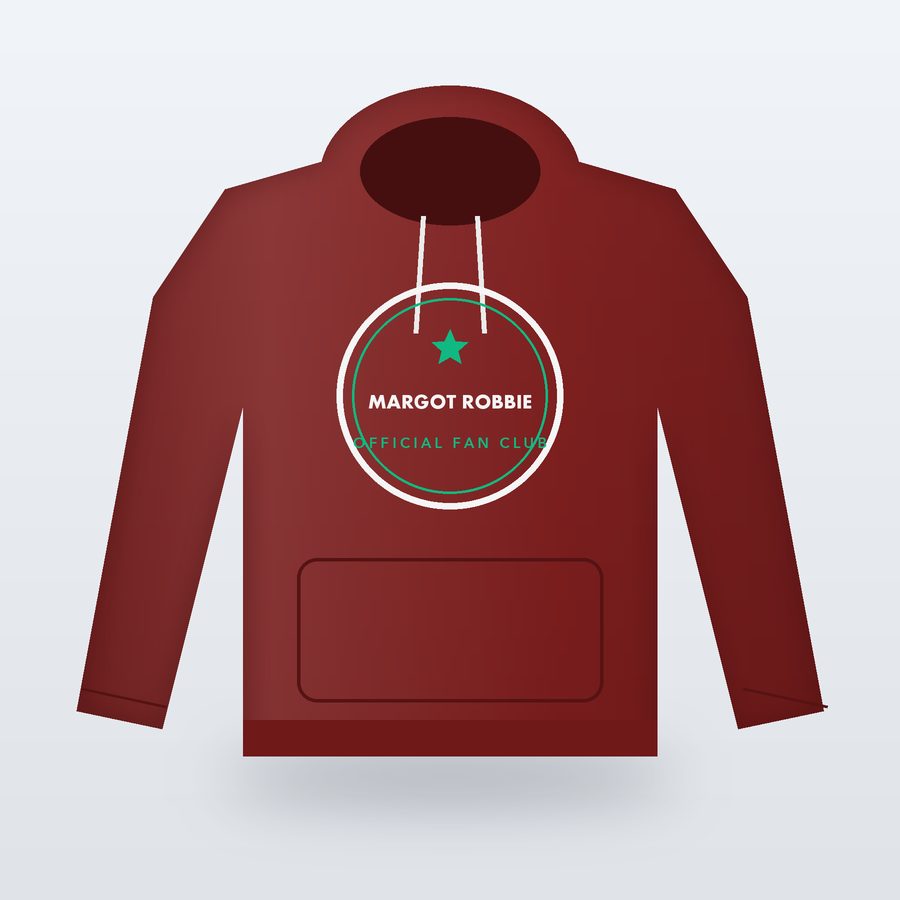 Margot Robbie Logo Hoodie