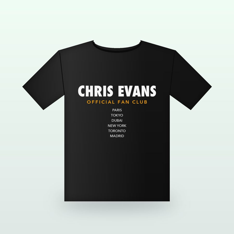 Chris Evans Fan Club Tee