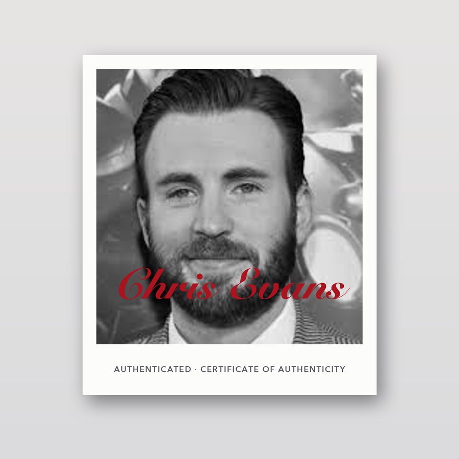 Autographed Chris Evans 8x10 Photo