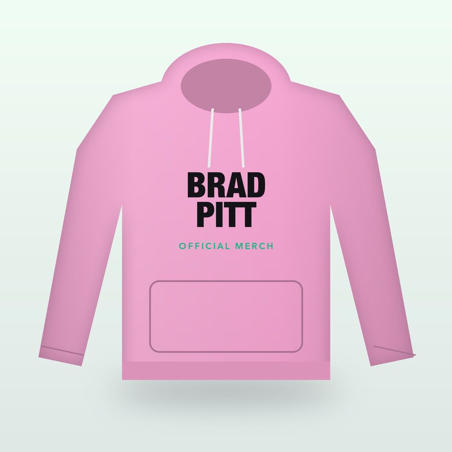 Brad Pitt Logo Hoodie