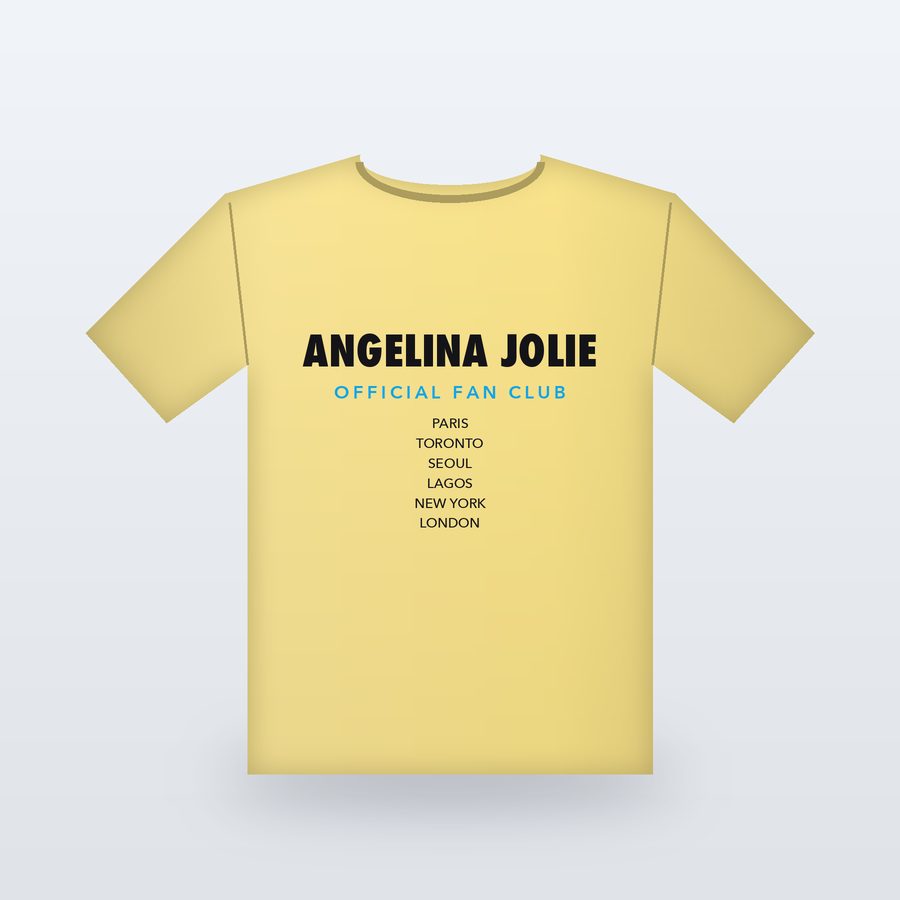 Angelina Jolie Fan Club Tee