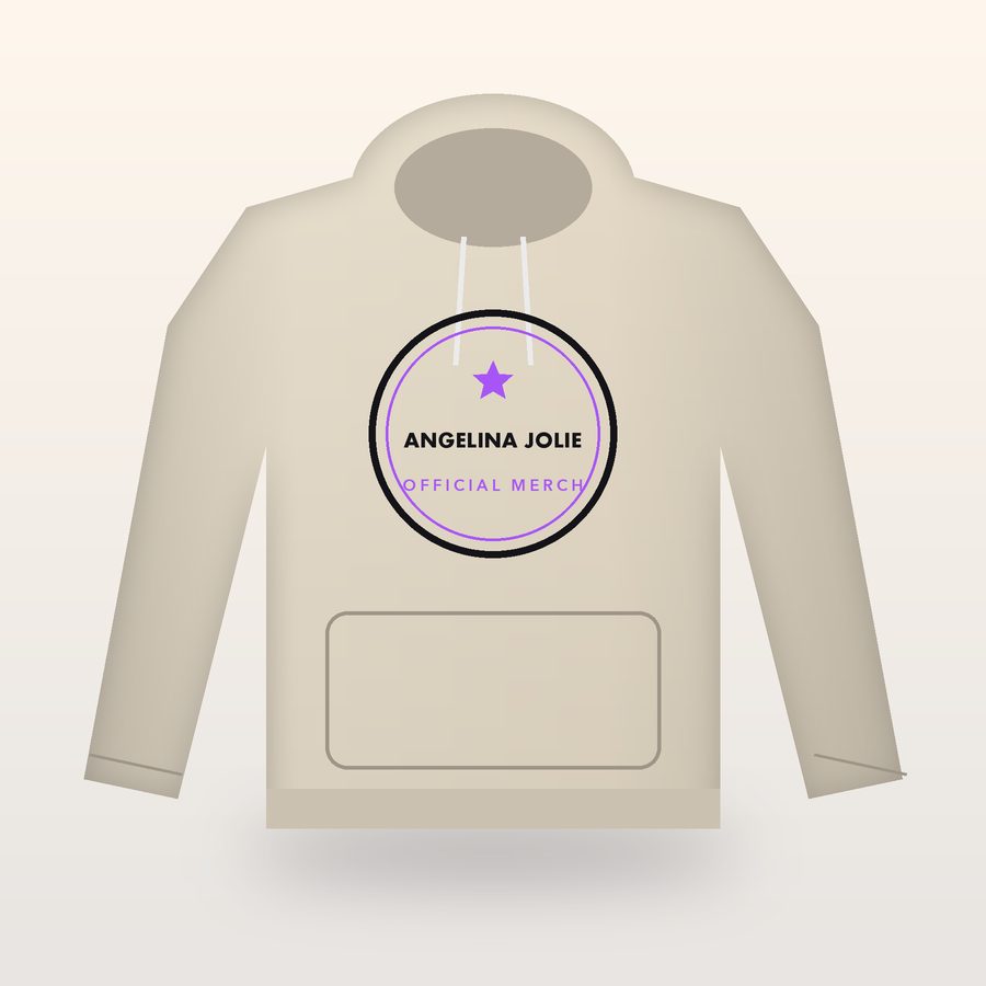 Angelina Jolie Logo Hoodie