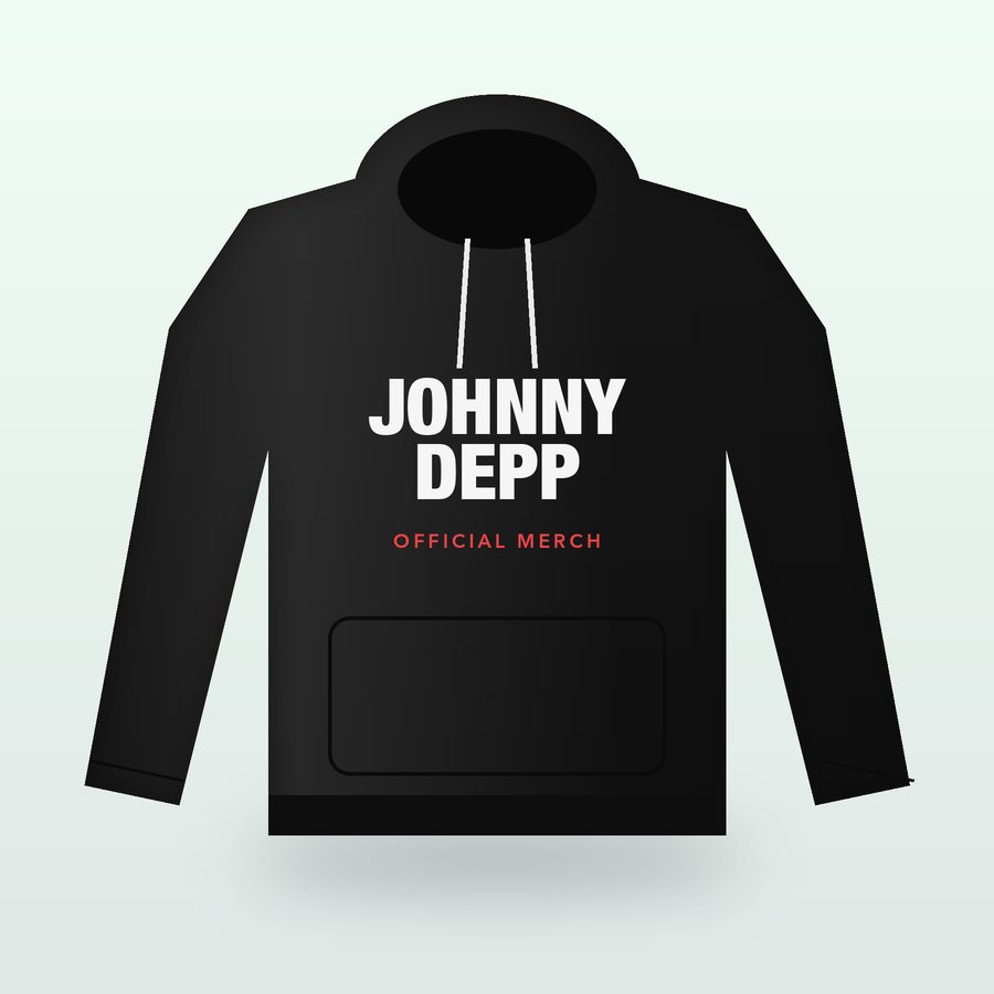 Johnny Depp Logo Hoodie