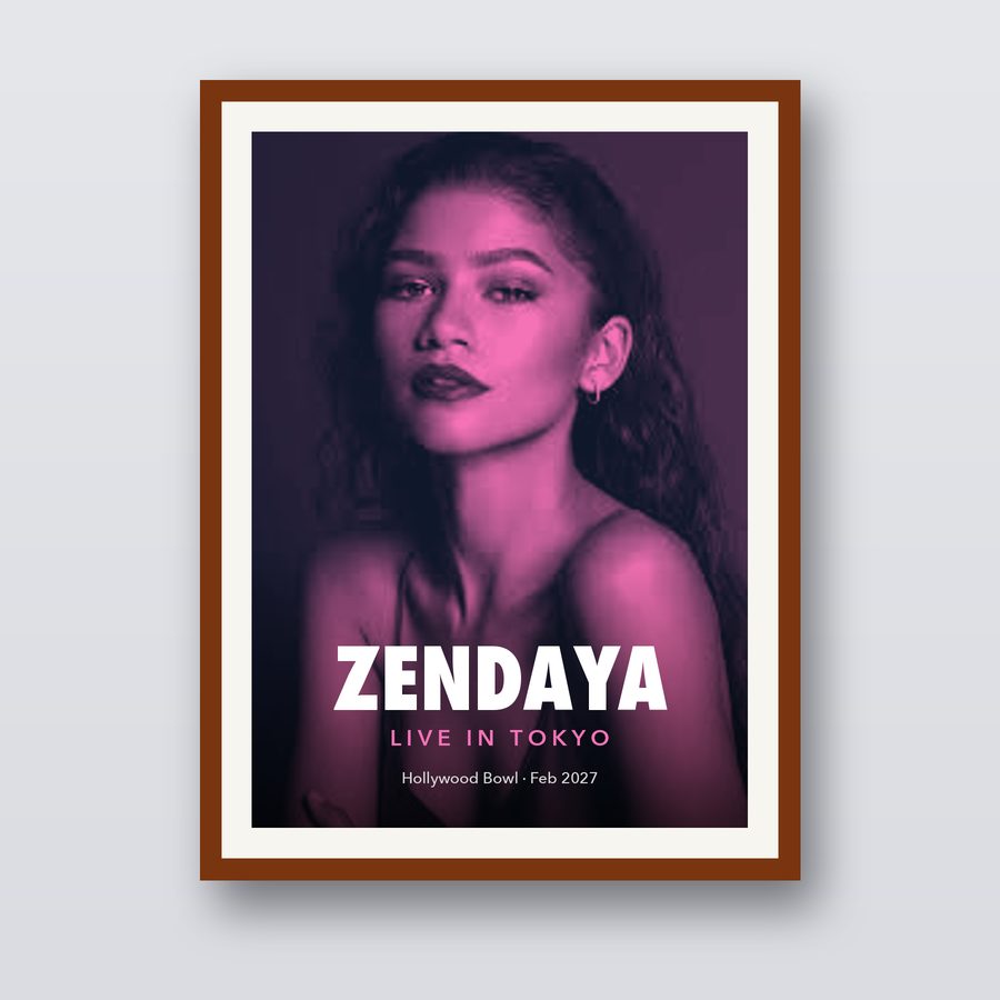 Zendaya Live in Tokyo Poster