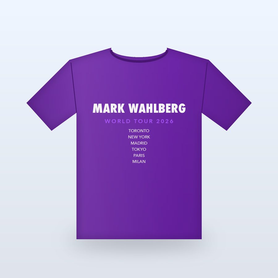 Mark Wahlberg World Tour Tee