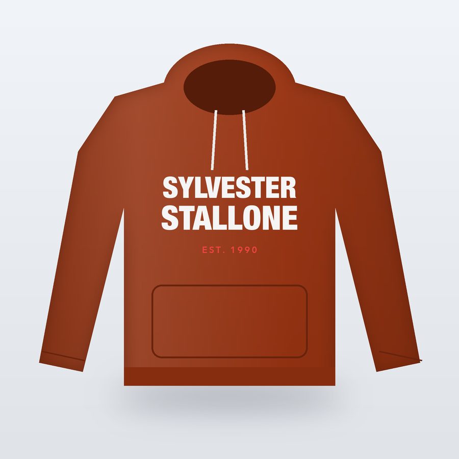Sylvester Stallone Logo Hoodie
