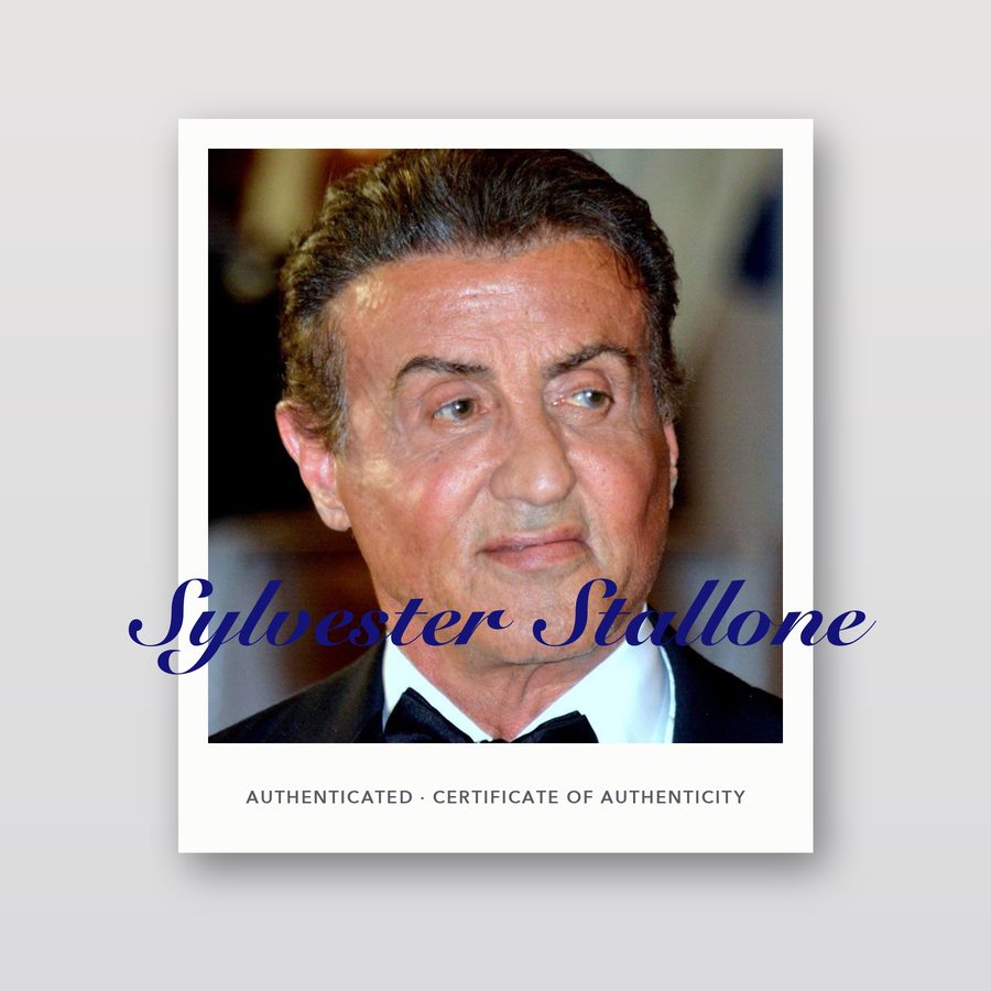 Autographed Sylvester Stallone 8x10 Photo