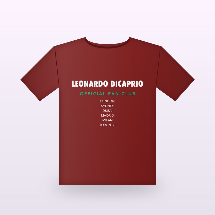 Leonardo DiCaprio Fan Club Tee